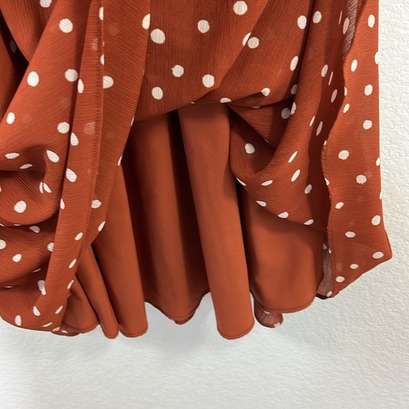 Madewell NWOT Smocked Mini Dress Polka Dot size Small style L3392 - Picture 5 of 13